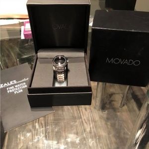 Women’s Movado watch with Swarovski crystal.